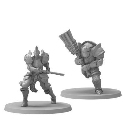 Dark Souls RPG: Minis - Captains and Warriors