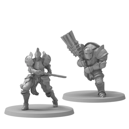 Dark Souls RPG: Minis - Captains and Warriors