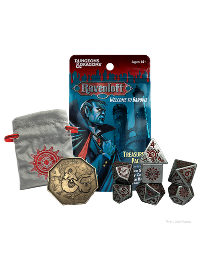 Dados - Castle Ravenloft Treasure Packs Dice Set | Dungeons & Dragons y accesorios D&D en PiedraBruja Chile