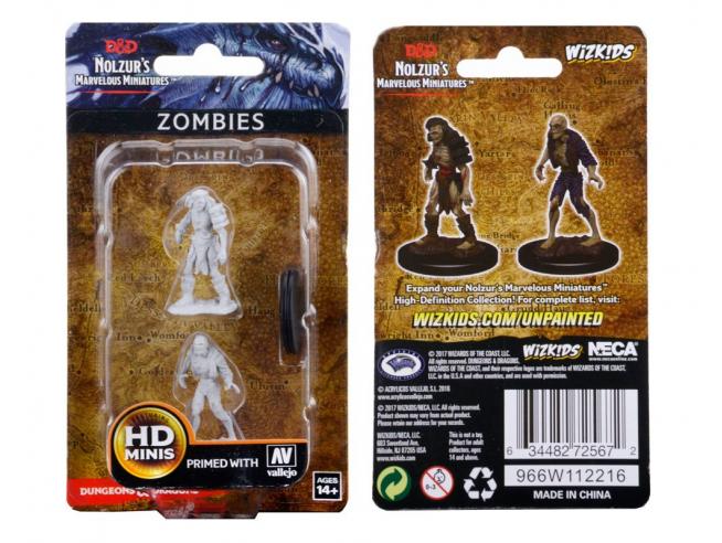 Nolzur’s Marvelous Miniatures: Unpainted Minis Wave 1 - Zombies