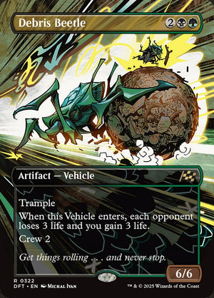 Debris Beetle Borderless  (ingles) 322 | Singles y cartas sueltas de Magic: The Gathering en PiedraBruja Chile