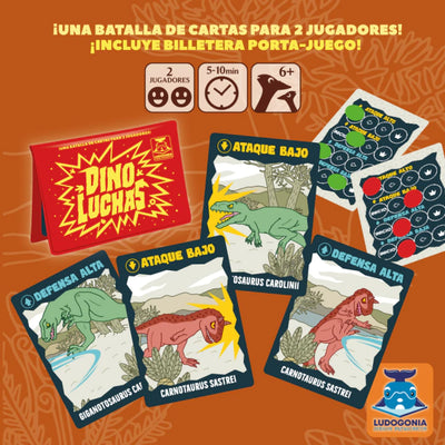 Dino Luchas | Juegos de mesa para todas las edades en PiedraBruja Chile