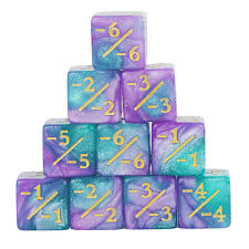 Dados Magic D6 contador -1/-1 Morado Celeste