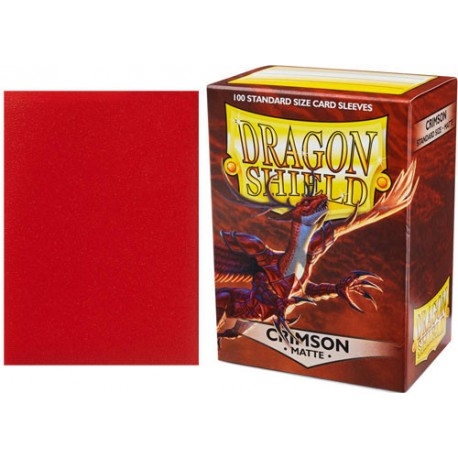 Dragon Shield Sleeves: Standard - Matte Crimson (100 ct.)