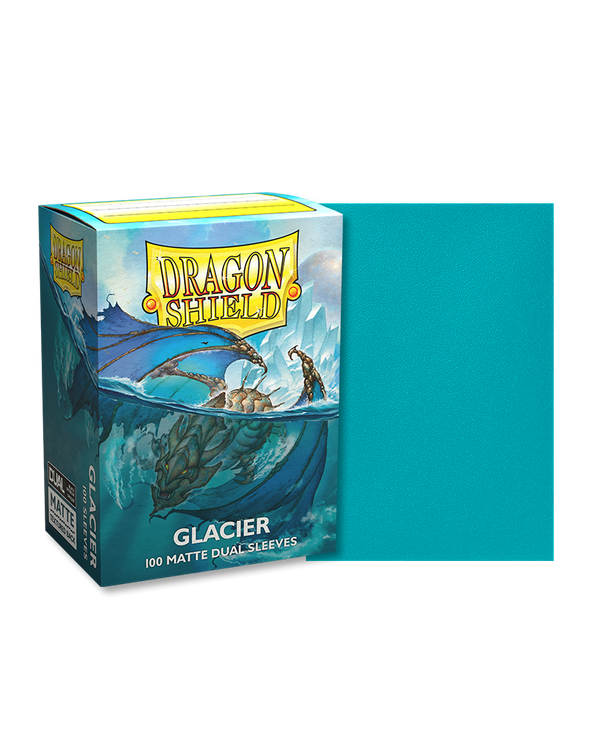Dragon Shield Sleeves: Standard DUAL- Matte Glacier 'Miniom' (100 ct.)