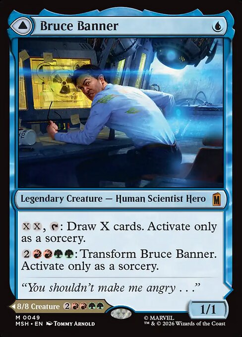 Bruce Banner // The Incredible Hulk Regular Foil (ingles) 49 | Singles MTG en PiedraBruja