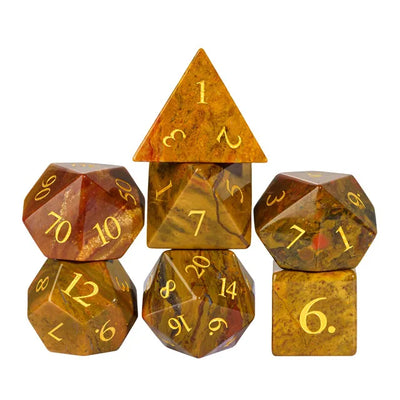 Especial - Piedra Agata India | Dados para juegos de rol y mesa en PiedraBruja Chile
