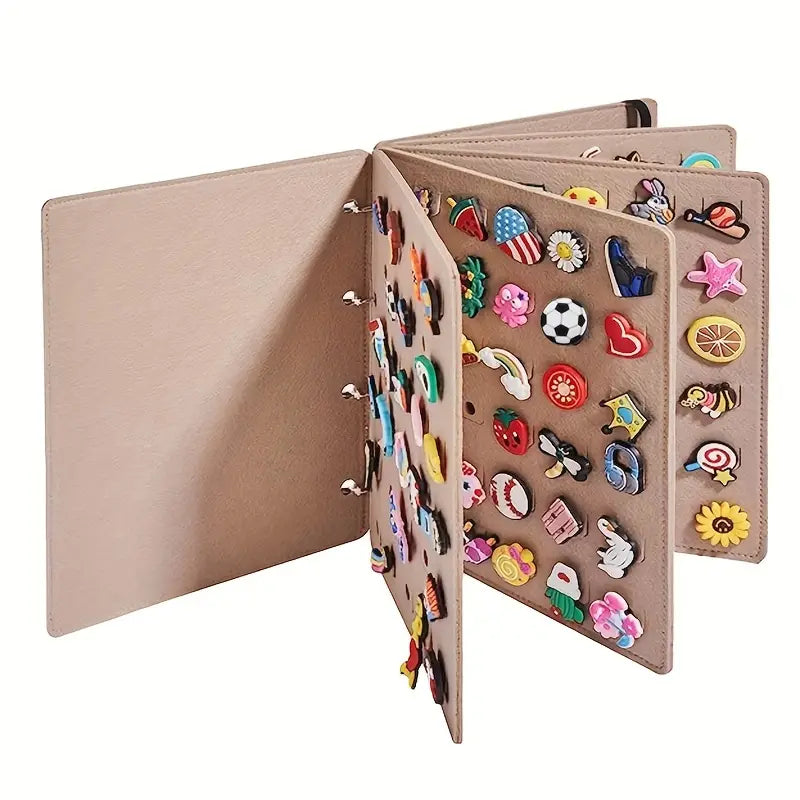 Carpeta organizadora de Pins Rosa Palido | Coleccionables, figuras y artículos geek en PiedraBruja Chile