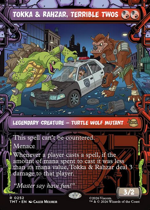 Tokka & Rahzar, Terrible Twos Borderless (ingles) 252 | Singles MTG en PiedraBruja