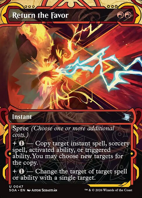Return the Favor Showcase Foil (ingles) 47 | Singles MTG en PiedraBruja