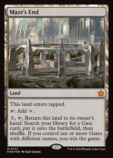 Maze's End Regular Foil (español) 727