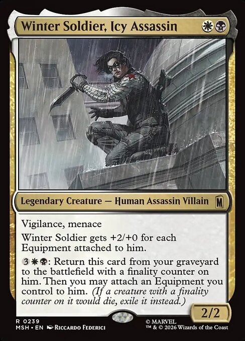Winter Soldier, Icy Assassin Regular Foil (ingles) 239 | Singles MTG en PiedraBruja