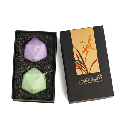 Pack de Velas D20 | Dados para juegos de rol y mesa en PiedraBruja Chile