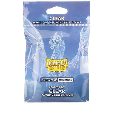 Perfect Fit - ThickInner - Clear x100 | Fundas y accesorios Dragon Shield para cartas TCG en PiedraBruja Chile