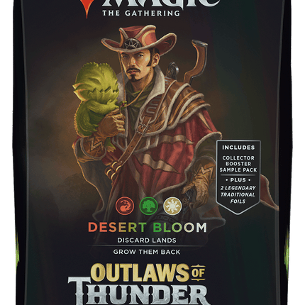 MTG (ingles) Outlaws of Thunder Junction - Commander Desert Bloom