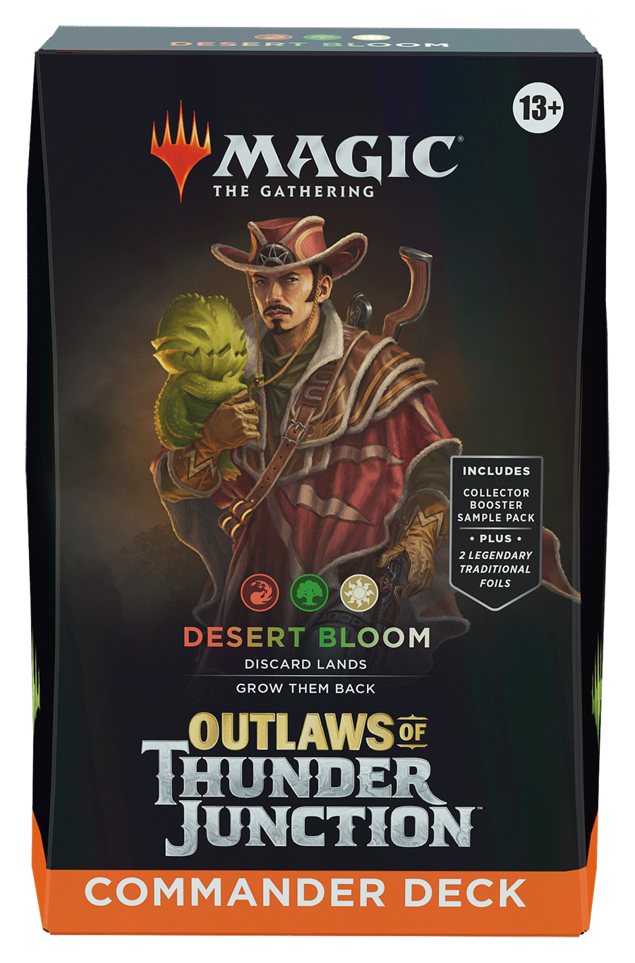 MTG  Outlaws of Thunder Junction - Commander Desert Bloom