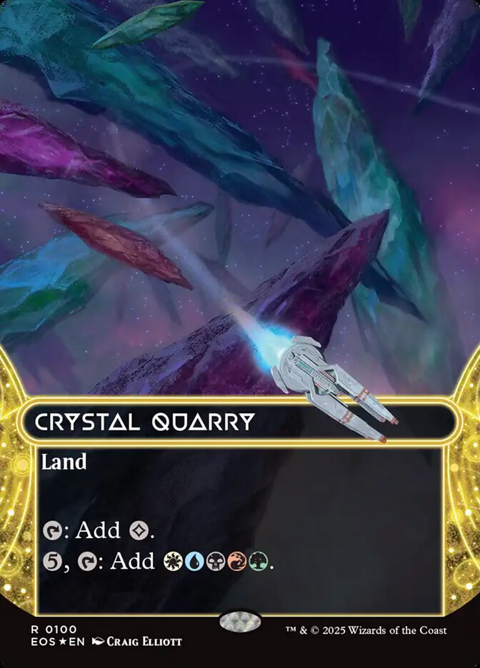 Crystal Quarry Borderless Foil (ingles) 100