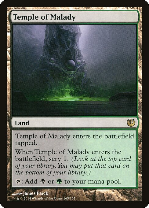 Temple of Malady Regular (español) 165 | Singles MTG en PiedraBruja