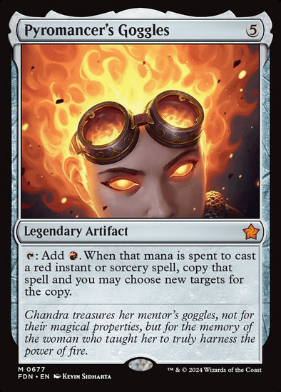 Pyromancer's Goggles Regular  (ingles) 677