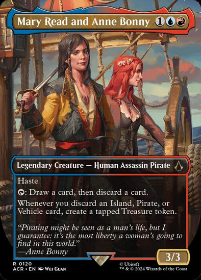 Mary Read and Anne Bonny Borderless Foil (ingles) 120