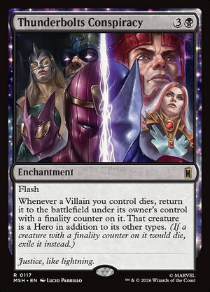 Thunderbolts Conspiracy Regular Foil (ingles) 117 | Singles MTG en PiedraBruja
