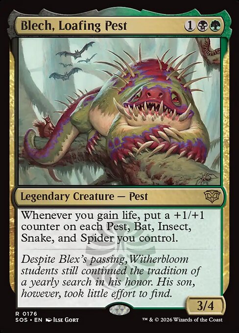 Blech, Loafing Pest Regular Foil (ingles) 176| Singles MTG en PiedraBruja