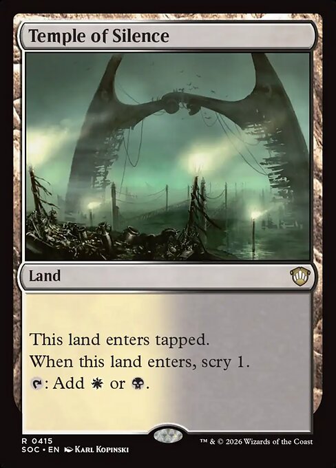Temple of Silence Regular (ingles) 415 | Singles MTG en PiedraBruja