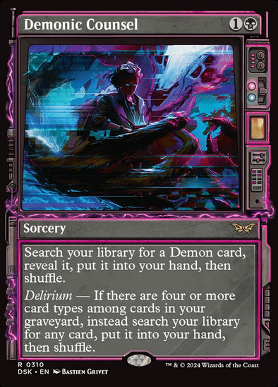 Demonic Counsel Showcase Foil (ingles) 310