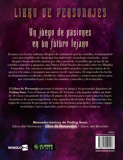 Fading Suns: Libro de Personajes