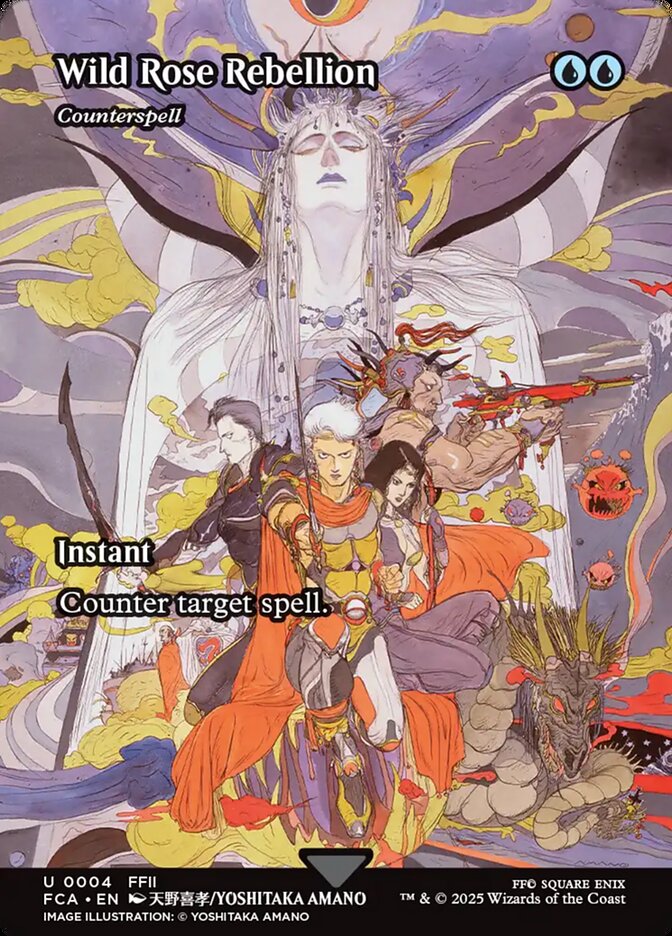 Wild Rose Rebellion // Counterspell Borderless Foil (ingles) 4