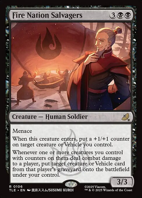 Fire Nation Salvagers Regular Foil (ingles) 106