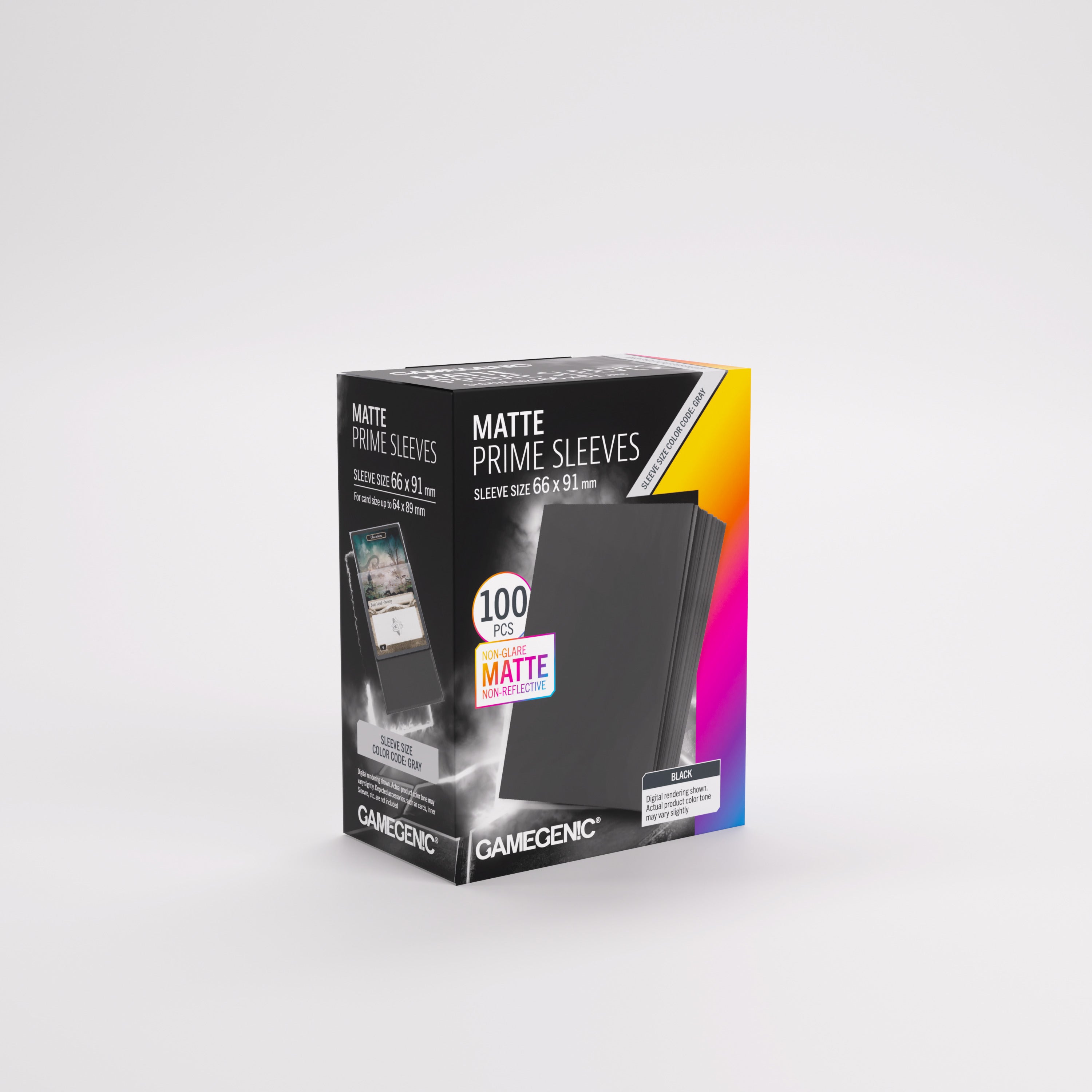 Protectores Prime - Matte Black (66 x 91 mm)