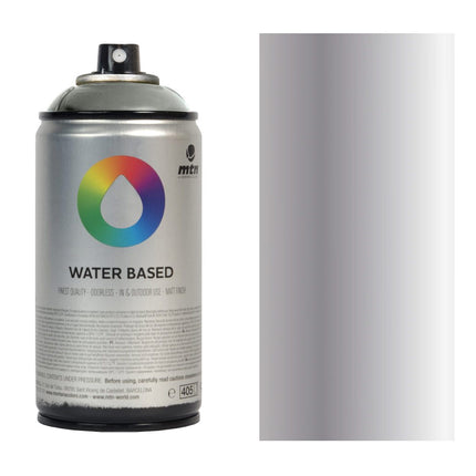 Imprimante Spray base agua color Plata Water Based 300ml Silver MTN