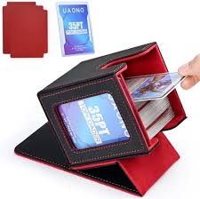 Portamazo Exhibidor Negro/Rojo 100+ | Accesorios para juegos de cartas coleccionables en PiedraBruja Chile