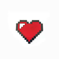 Pin Esmaltado Corazon 8Bits