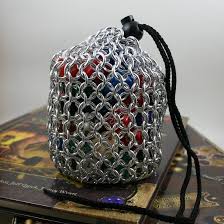 Pouch - Bolsa para Dados Chainmail | Dados para juegos de rol y mesa en PiedraBruja Chile