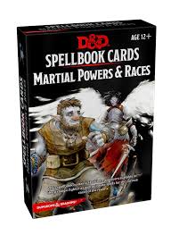 D&D, 5e: Spellbook Cards- Martial Powers & Races Deck