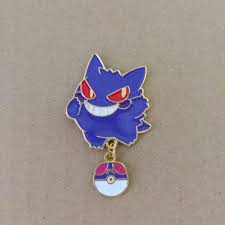 Pin Esmaltado Gengar Tail Pokemon | Coleccionables, figuras y artículos geek en PiedraBruja Chile
