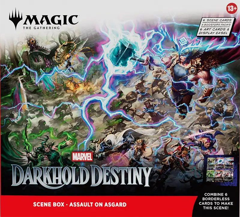 Marvel Darkhold Destiny Scene Box Assault on Asgard