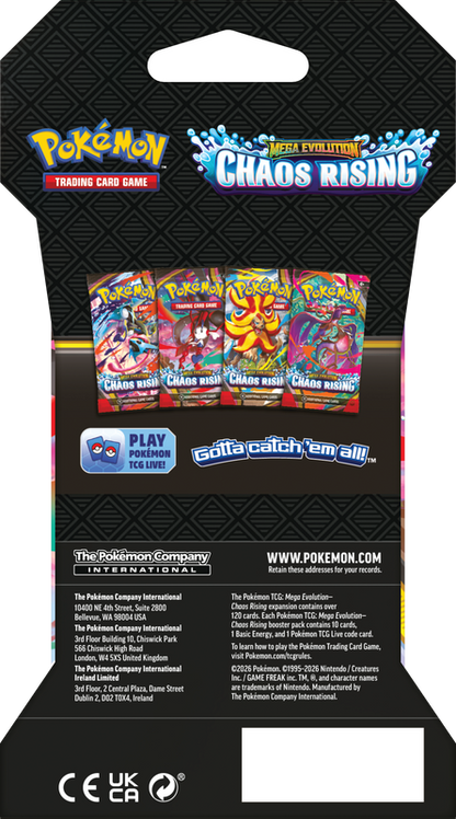 Mega Evolution Chaos Rising Sleeved Booster ING