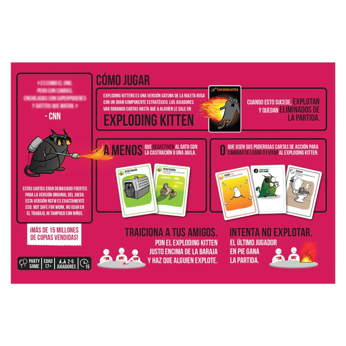 Exploding Kittens - NSFW 3.0 Pink