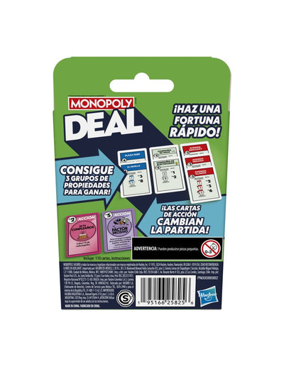 Monopoly - Deal | Juegos de mesa para todas las edades en PiedraBruja Chile