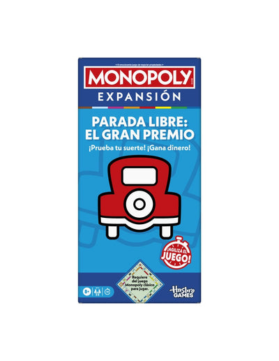 Monopoly - Expansión Parada Libre El Gran Premio | Juegos de mesa para todas las edades en PiedraBruja Chile