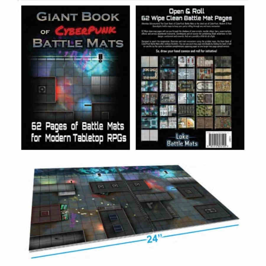 Battle Mat: Giant Book of CyberPunk