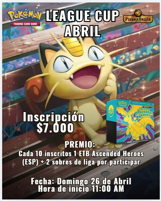 League Cup Abril- Pokémon TCG
