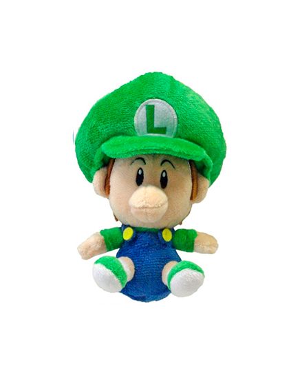 Peluche Mario Bros: Baby Luigi 12 cm