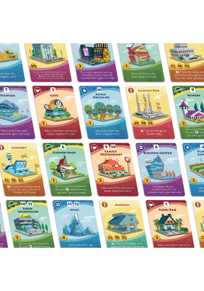 Machi Koro 2da Edición | Juegos de mesa para todas las edades en PiedraBruja Chile