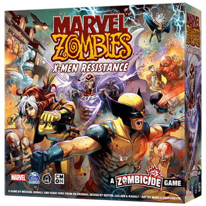 Marvel zombies x-men resistance juego de mesa con mecánica de zombicide
