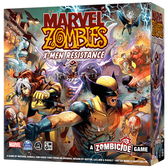Marvel zombies x-men resistance juego de mesa con mecánica de zombicide