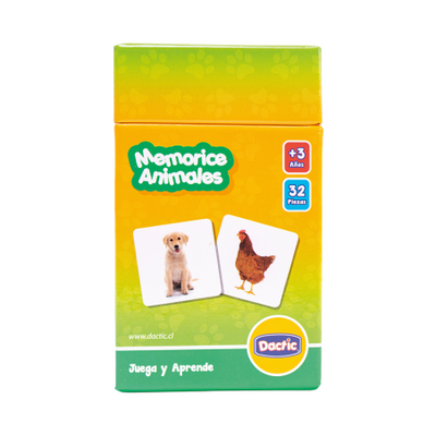 Memorice Animales | Juegos y productos educativos en PiedraBruja Chile